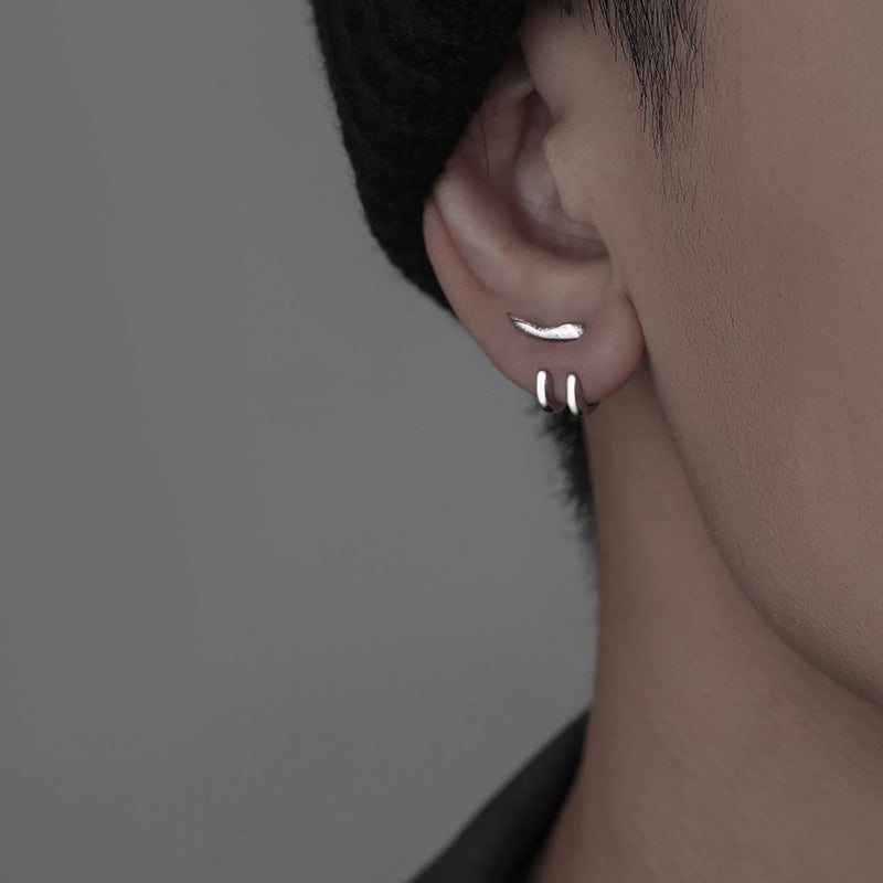 Boucles d'oreilles doubles détachables