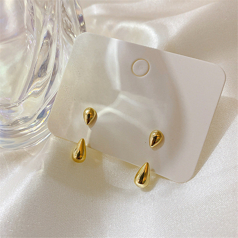 Boucles d'Oreilles Gouttes Brillantes