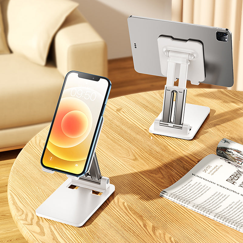 Support de tablette de téléphone de bureau pliable, support de bureau mobile