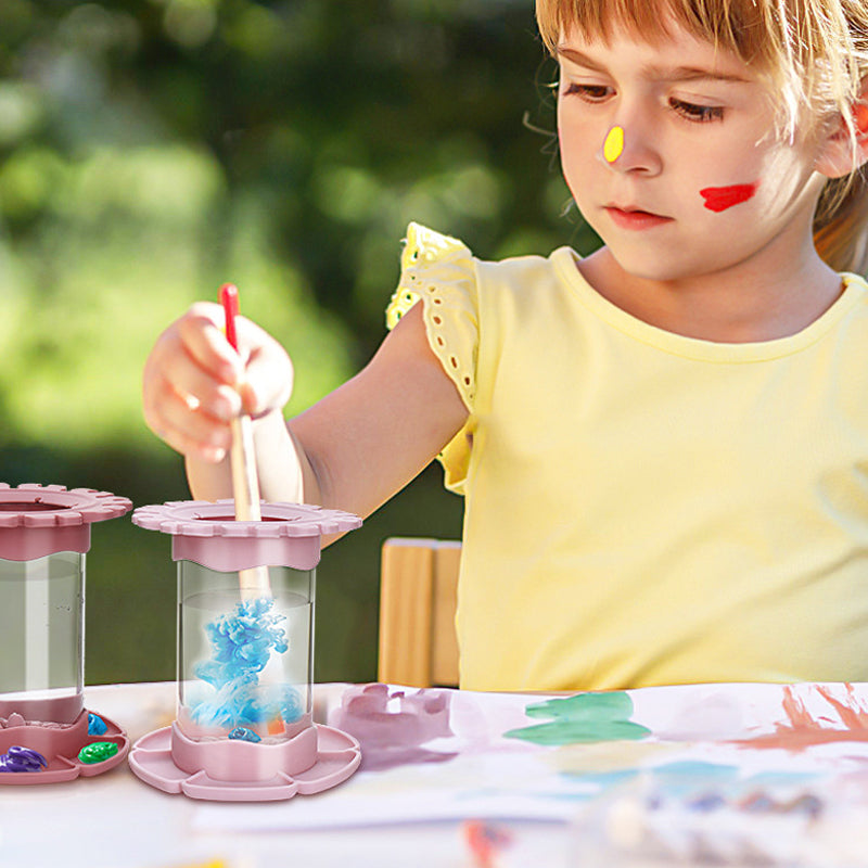 Tasse de rinçage pour le nettoyage des brosses