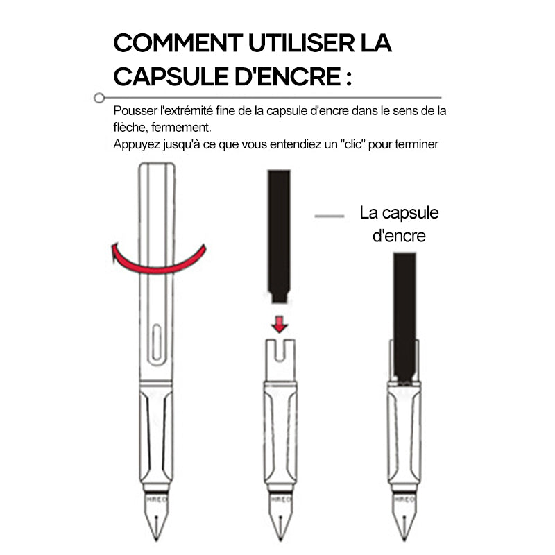 Stylo plume rétractable