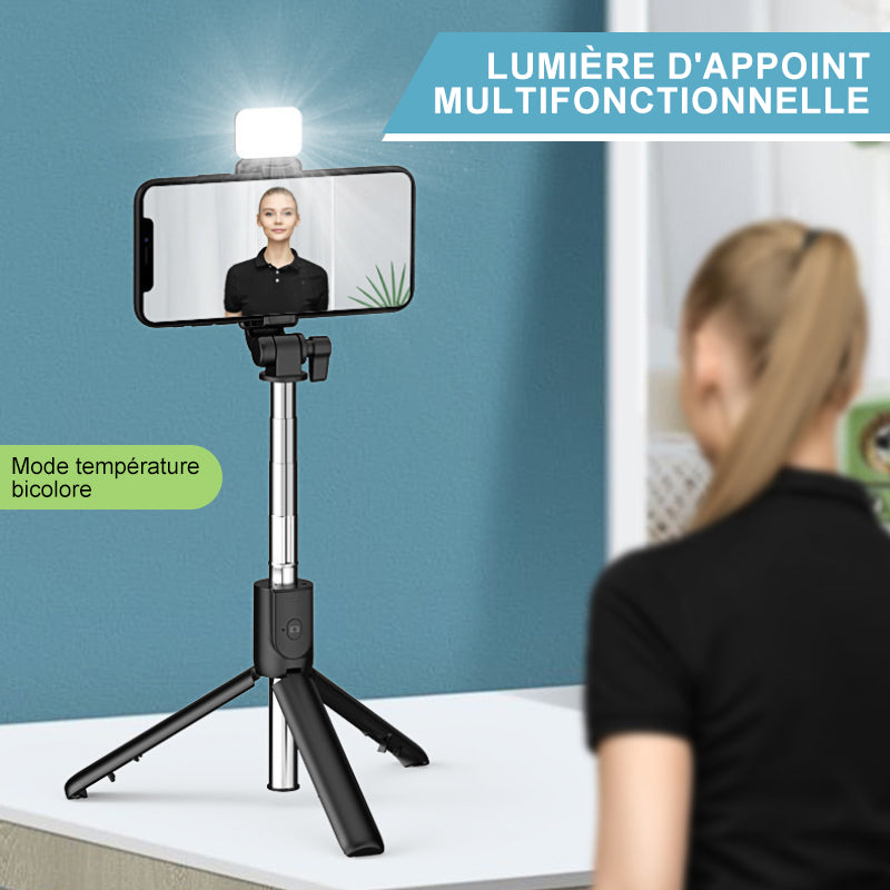 Perche à selfie Bluetooth sans fil 6 en 1