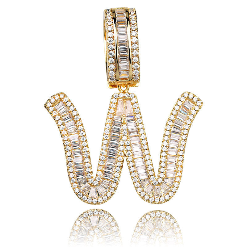 Collier Zircon Alphabétique