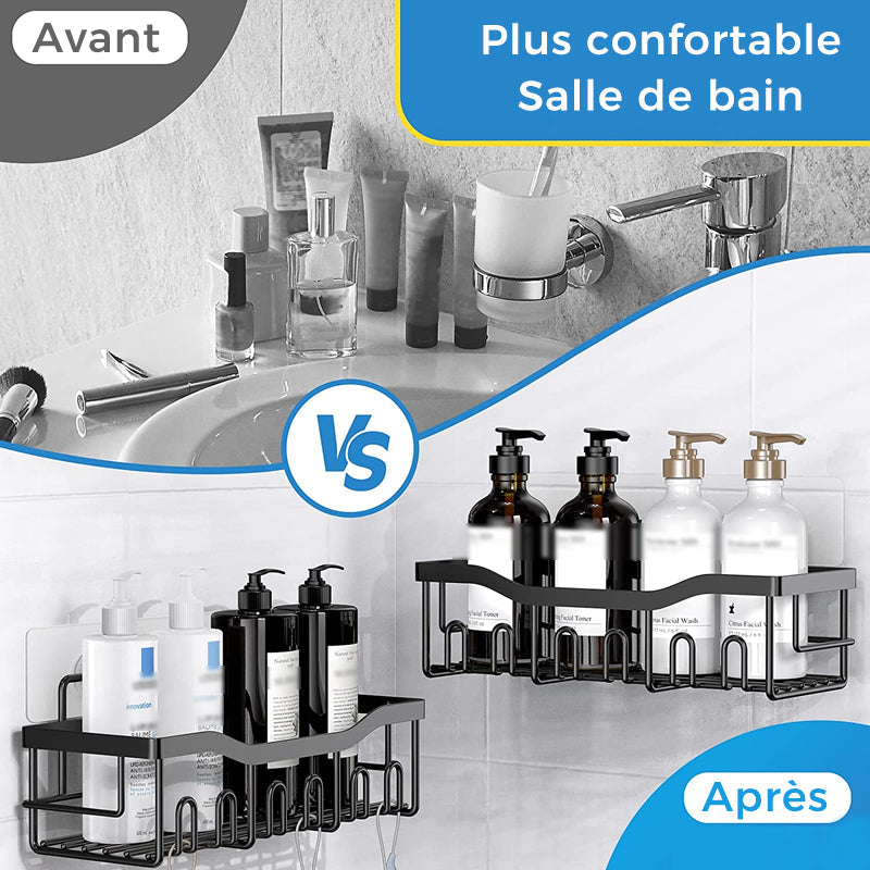 Organisateur de douche adhésif