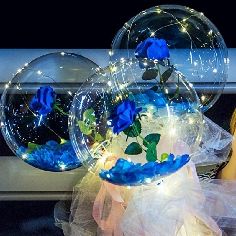 Bouquet de ballons lumineux à LED