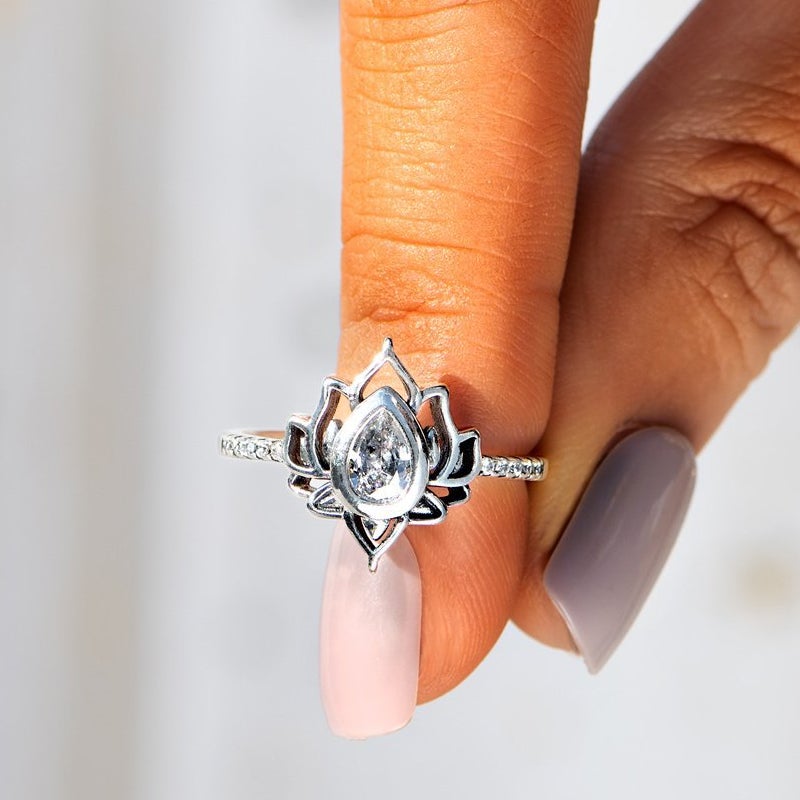 Recommencer Bague Lotus