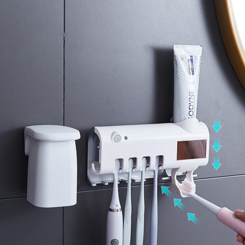 Support de brosse à dents intelligent avec stérilisation UV