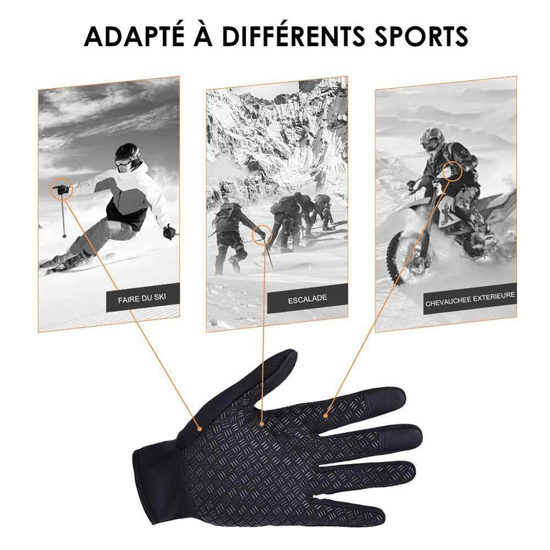 Gants Thermiques Chauds Pour Le Cyclisme ,Course Ă  Pied ,Conduite