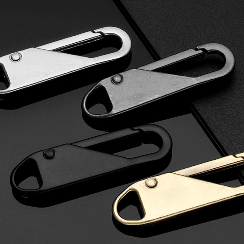 Tête de fermeture à glissière universelle en métal