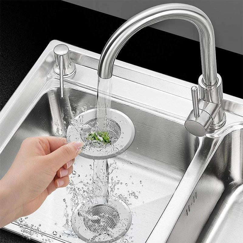 Filtre pour Éviers de Cuisine en Acier Inoxydable
