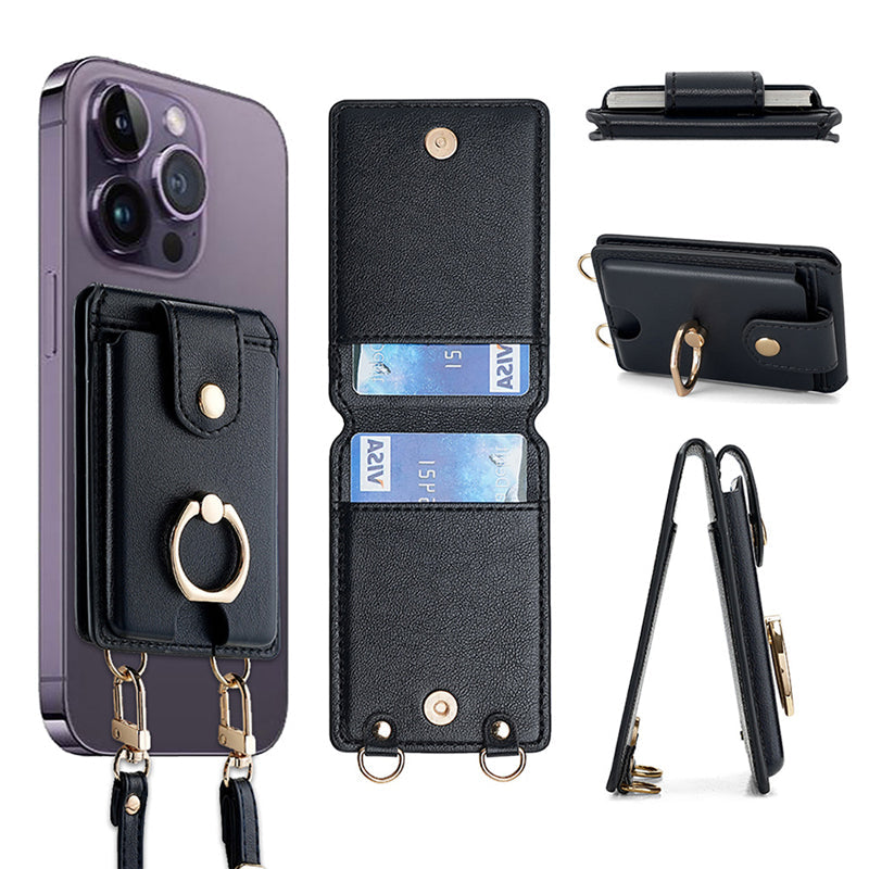 Porte-cartes multifonctionnel, étui pour téléphone, portefeuille