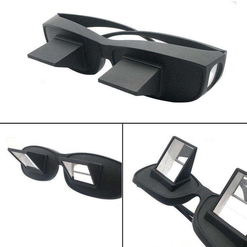 Lunettes à prisme de lit, lunettes horizontales paresseuses, lunettes d'angle