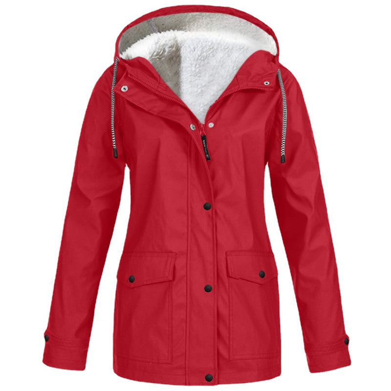 Veste coupe-vent en polaire d'hiver
