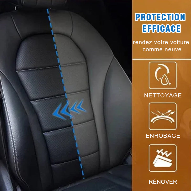 Agent de revêtement en cuir et plastique pour intérieur de voiture