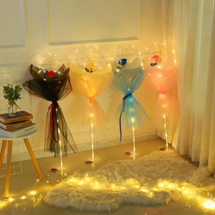 Bouquet de ballons lumineux à LED