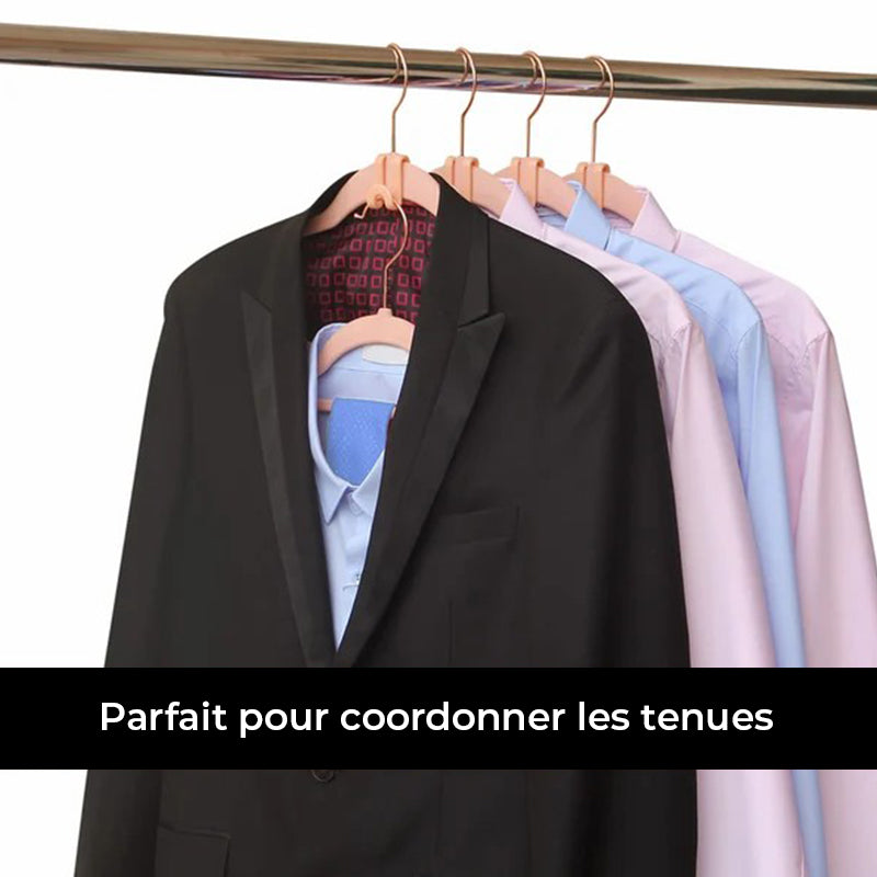 Crochets de connexion transparents pour cintre