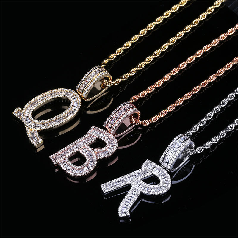 Collier Zircon Alphabétique