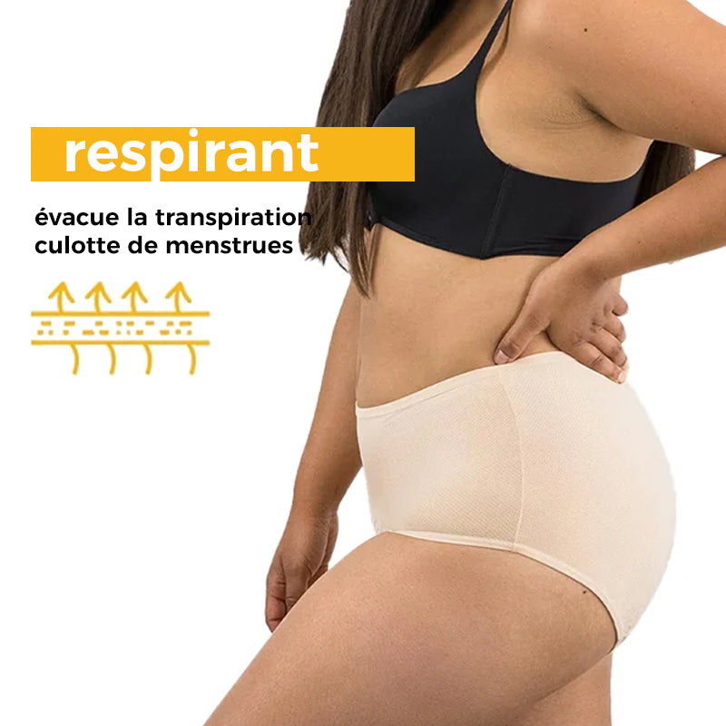 Culotte taille haute anti-fuite