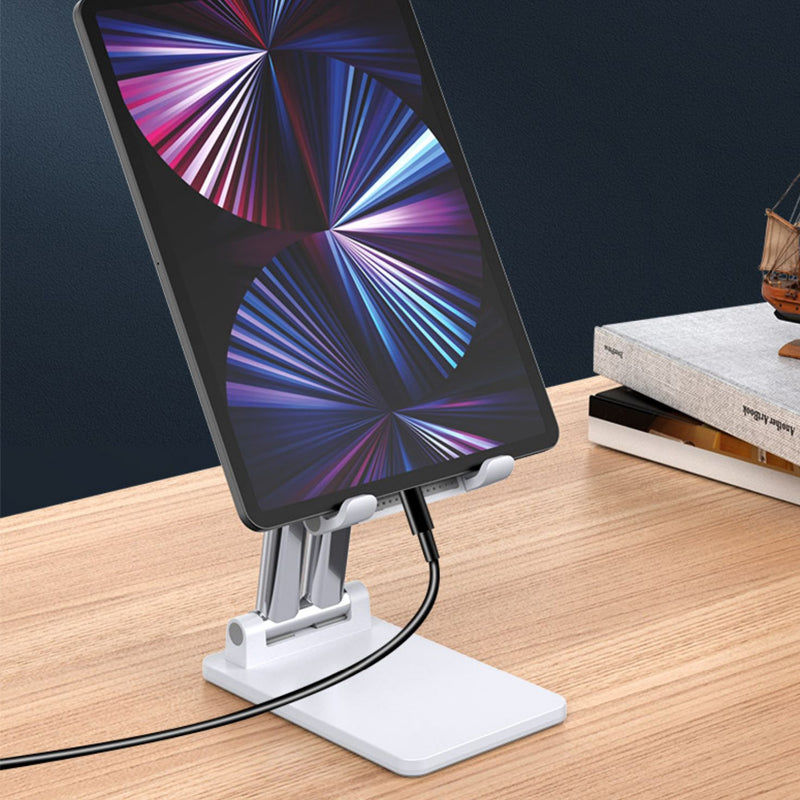 Support de tablette de téléphone de bureau pliable, support de bureau mobile