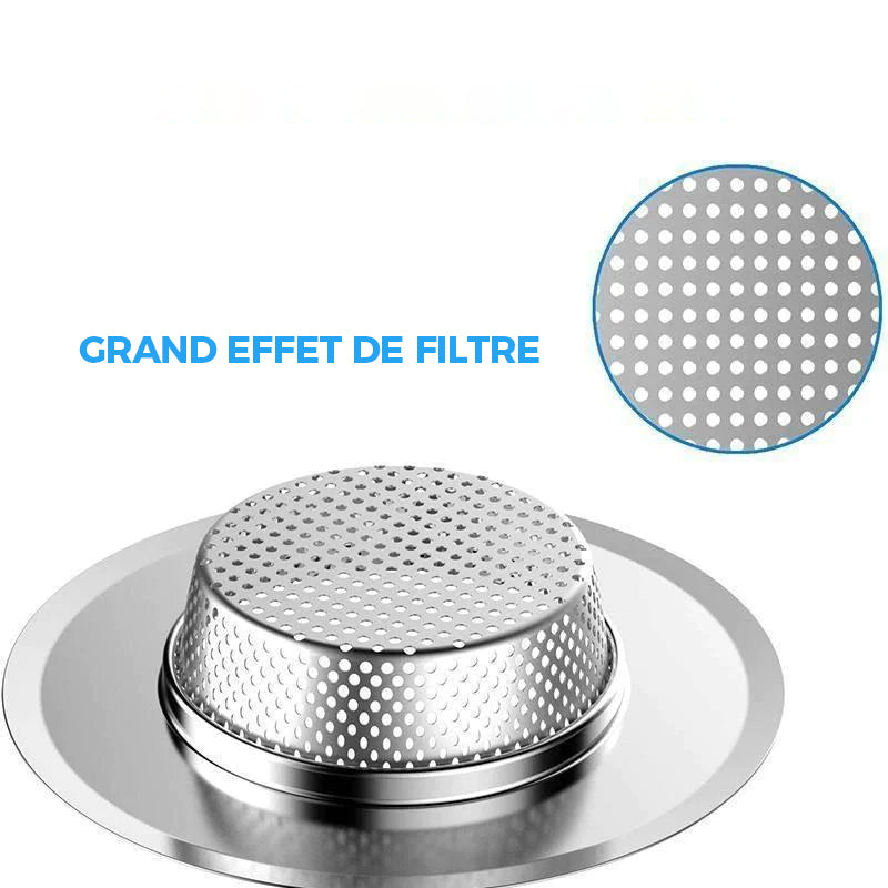 Filtre pour Éviers de Cuisine en Acier Inoxydable