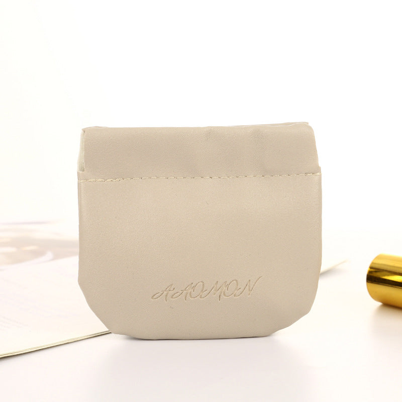Sac Cosmétique De Poche En Cuir PU