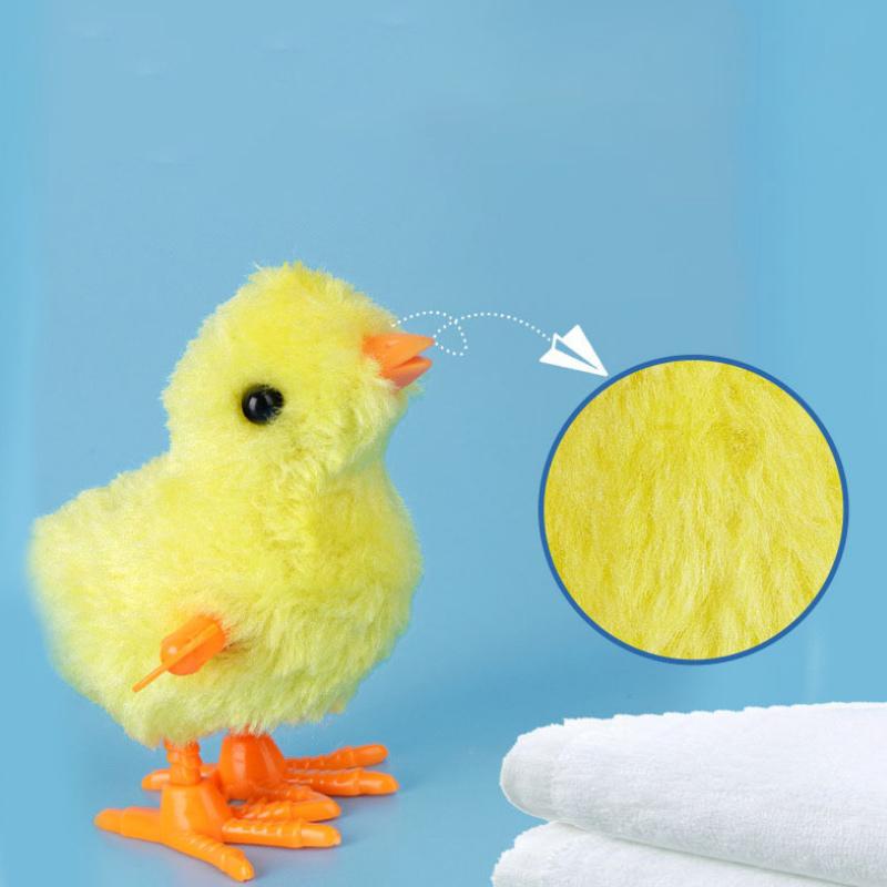 Jouet de poussin sauteur en peluche de simulation (4 pièces)
