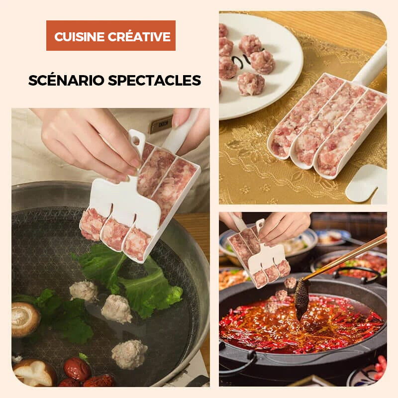 Machine Ă  Boulettes de Viande Triple