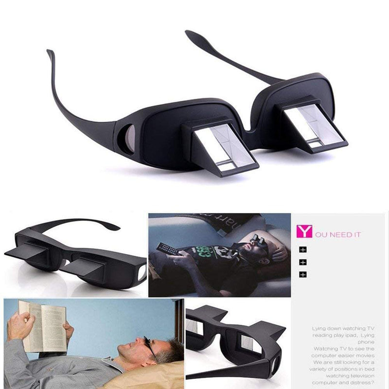 Lunettes à prisme de lit, lunettes horizontales paresseuses, lunettes d'angle