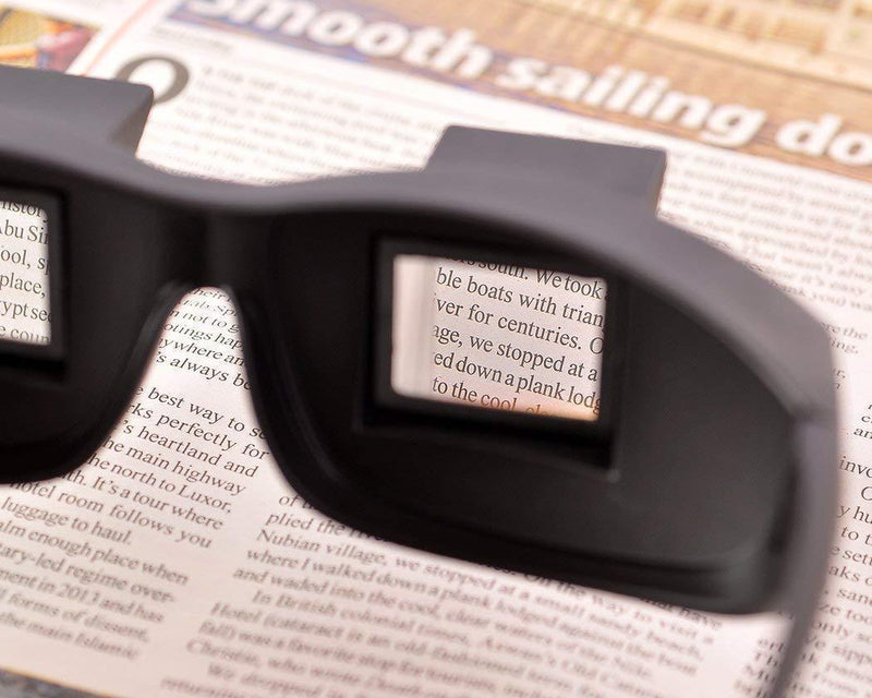 Lunettes à prisme de lit, lunettes horizontales paresseuses, lunettes d'angle