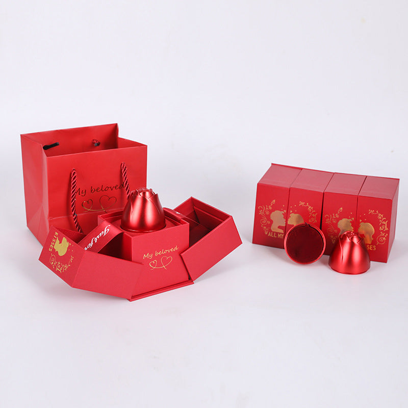 Je t'aime Roses Bloom collier en 100 langues coffret cadeau