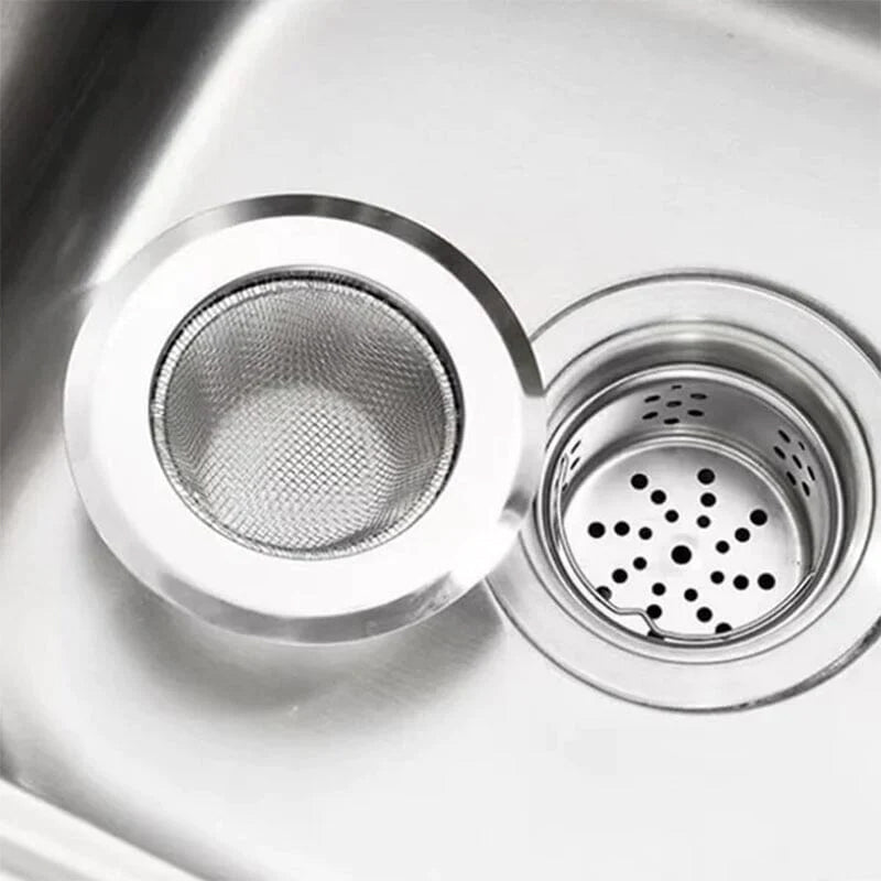 Filtre pour Éviers de Cuisine en Acier Inoxydable