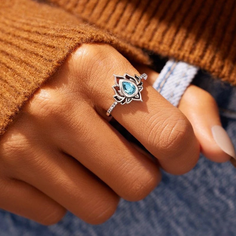 Recommencer Bague Lotus
