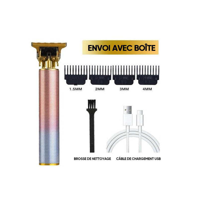 Tondeuse Cheveux Hommes Professionnelle avec Lumière d'Invite à LED