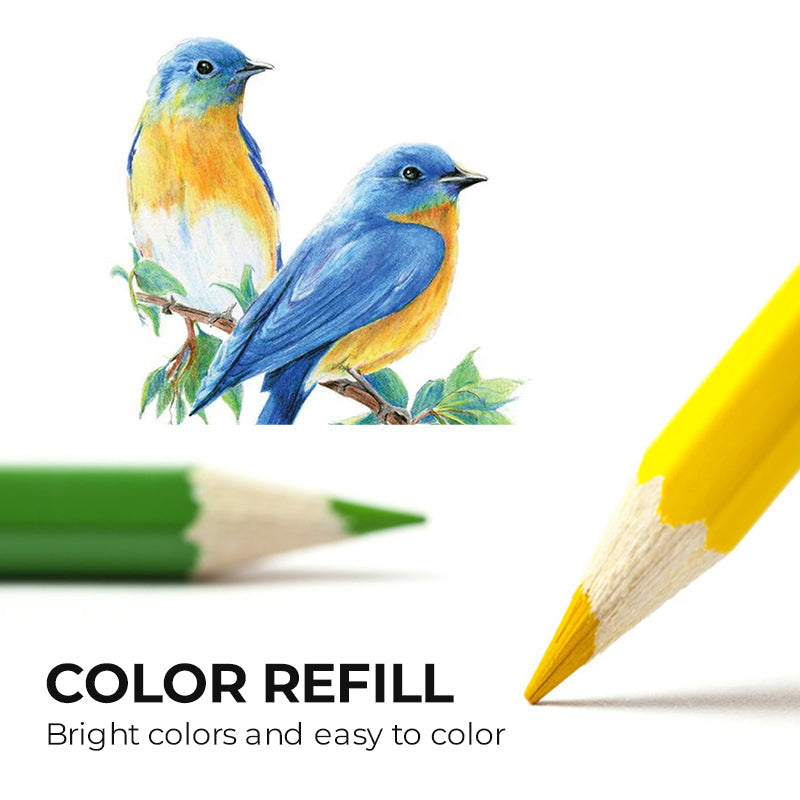 Ensemble de crayons de couleur portables