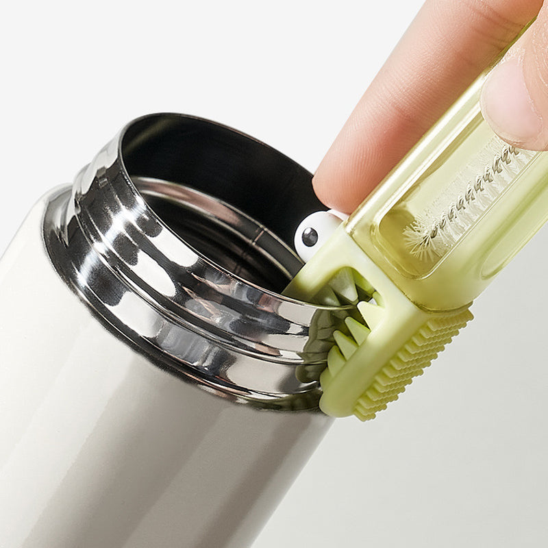 Brosse de nettoyage polyvalente 4 en 1 pour les espaces entre les bouteilles
