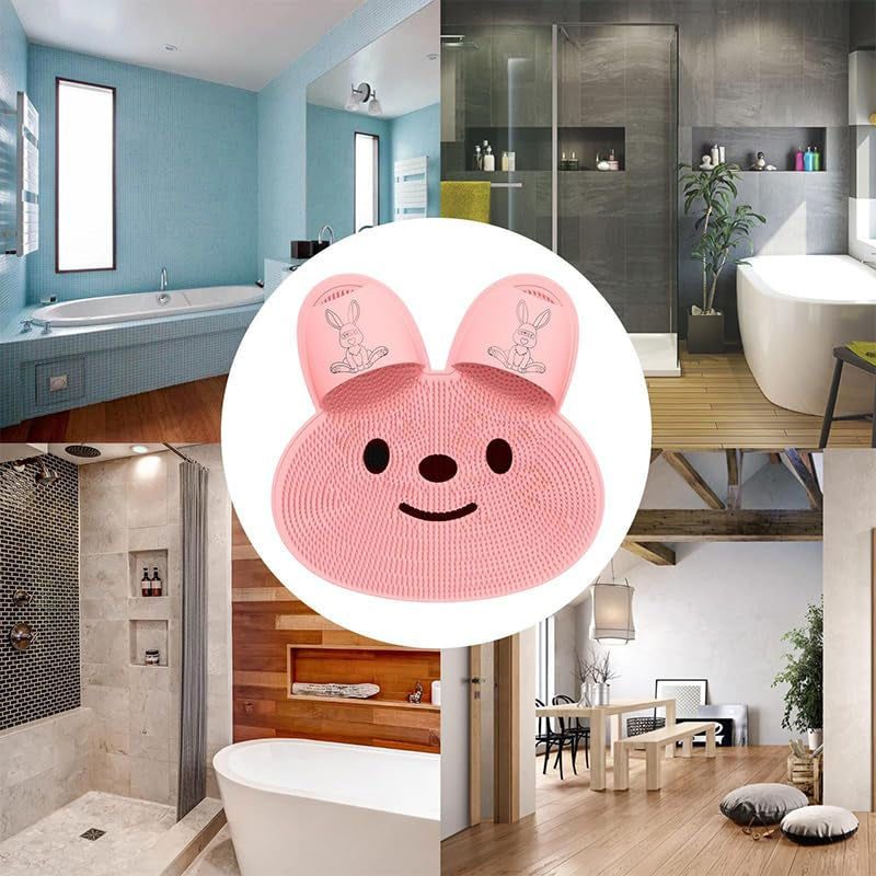 Tapis de bain en forme de lapin