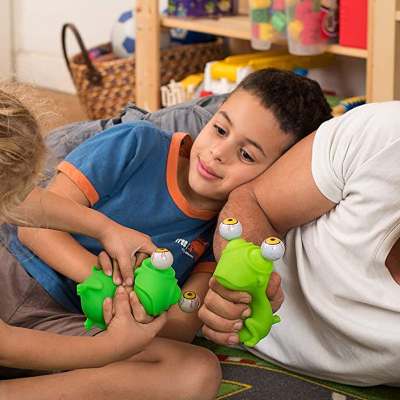 Poupées d'animales avec yeux gonflables