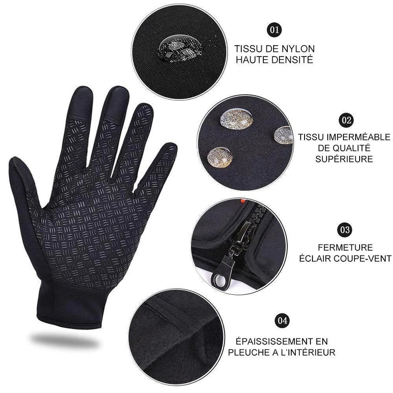 Gants Thermiques Chauds Pour Le Cyclisme ,Course Ă  Pied ,Conduite