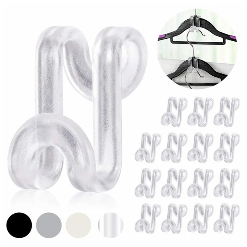 Crochets de connexion transparents pour cintre