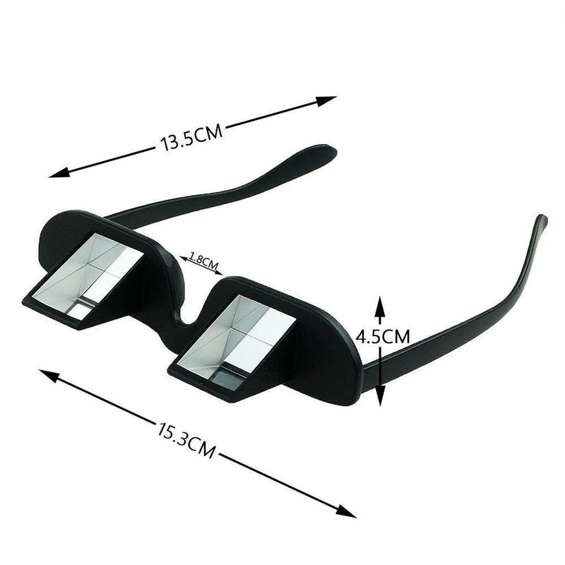 Lunettes à prisme de lit, lunettes horizontales paresseuses, lunettes d'angle