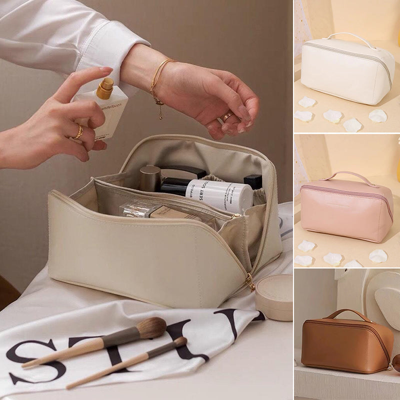 Sac De Cosmétiques De Voyage Portable En PU