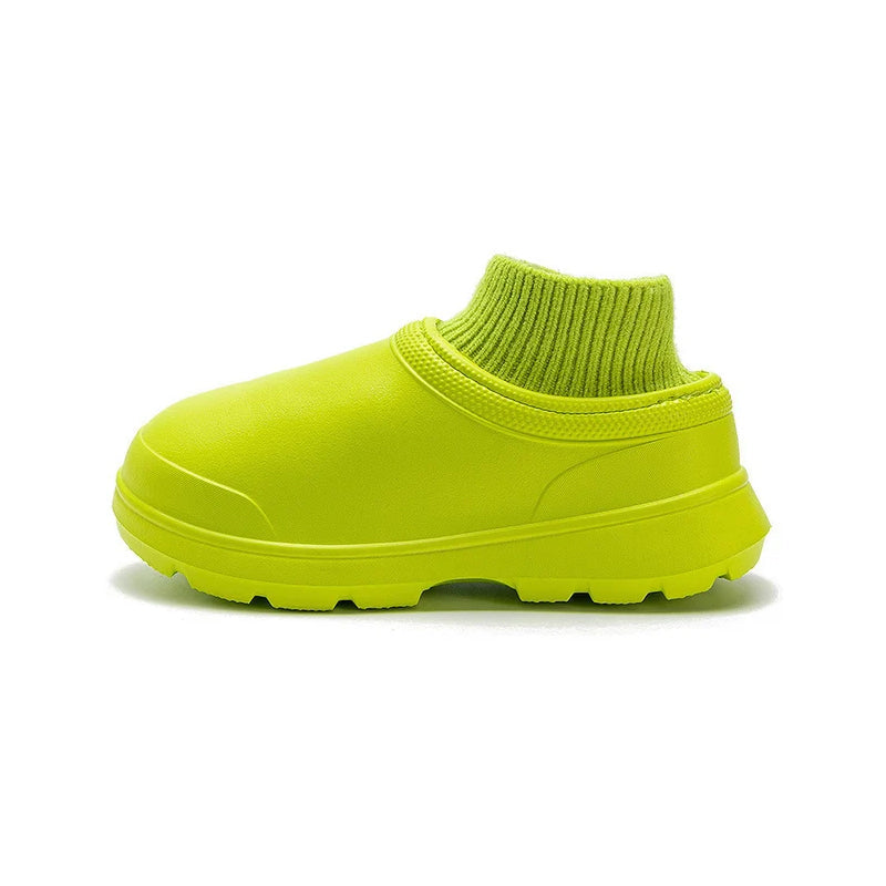 Chaussures en coton imperméable et chaud en velours