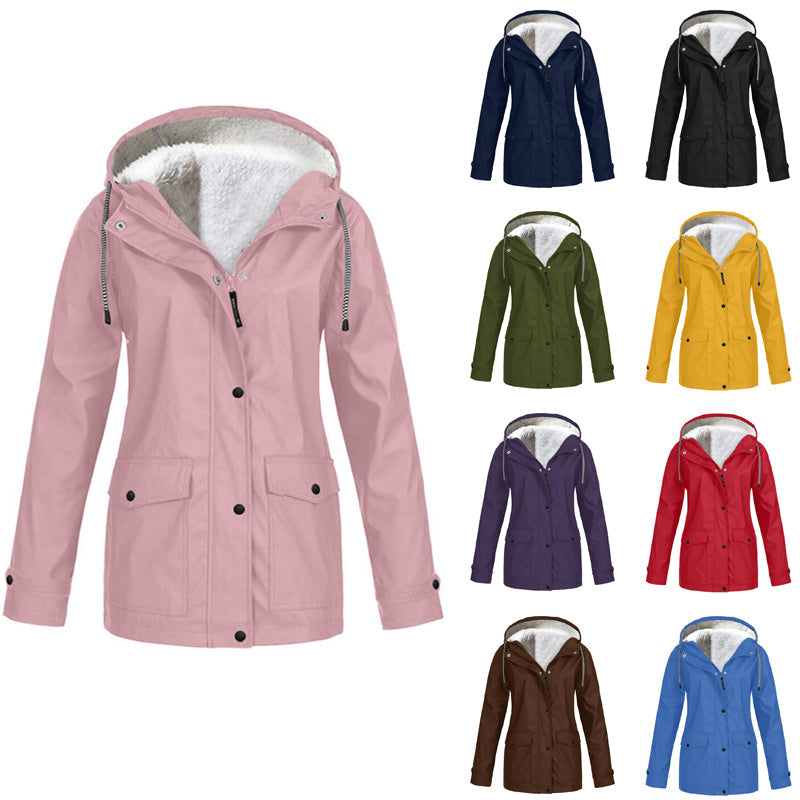 Veste coupe-vent en polaire d'hiver