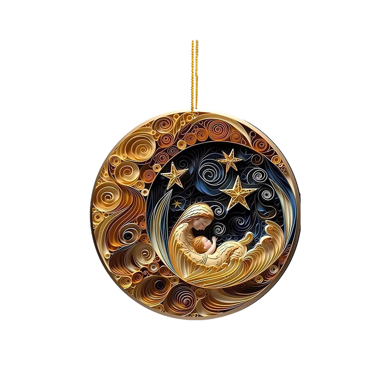 Ornements de Noël 3D non texturés