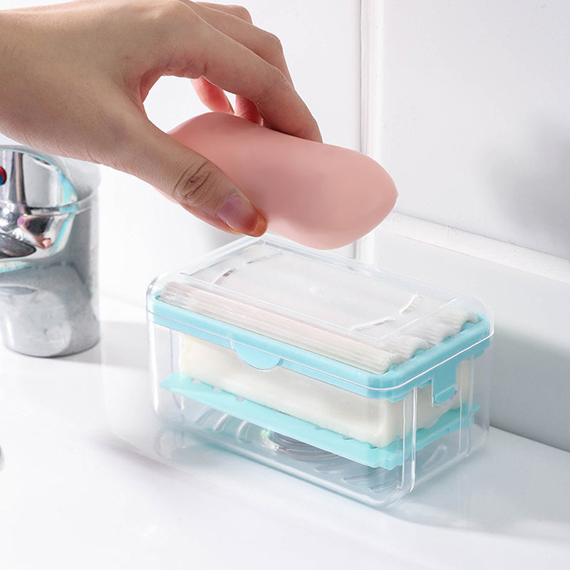 Boîte de rangement multifonctionnelle créative pour le savon
