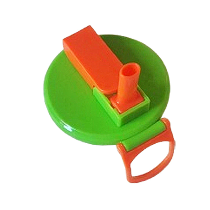 Couvercle pour canette de soda paille