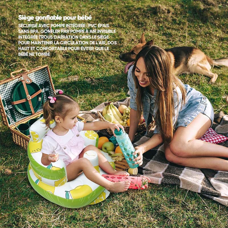 Chaise gonflable pour bébé