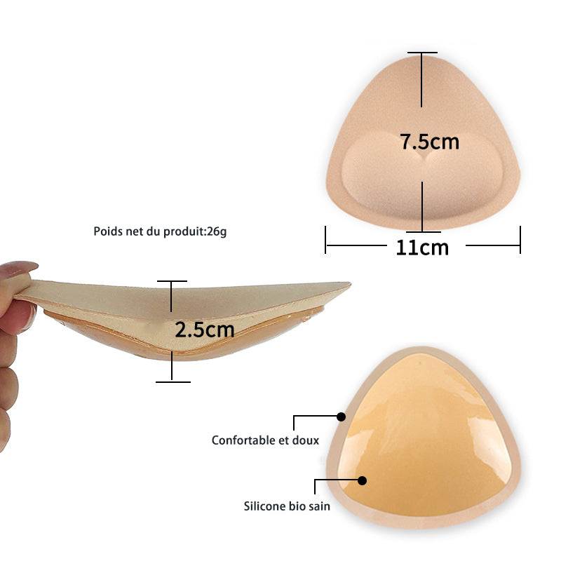 Autocollants triangulaires en silicone pour tétons (5 paires)