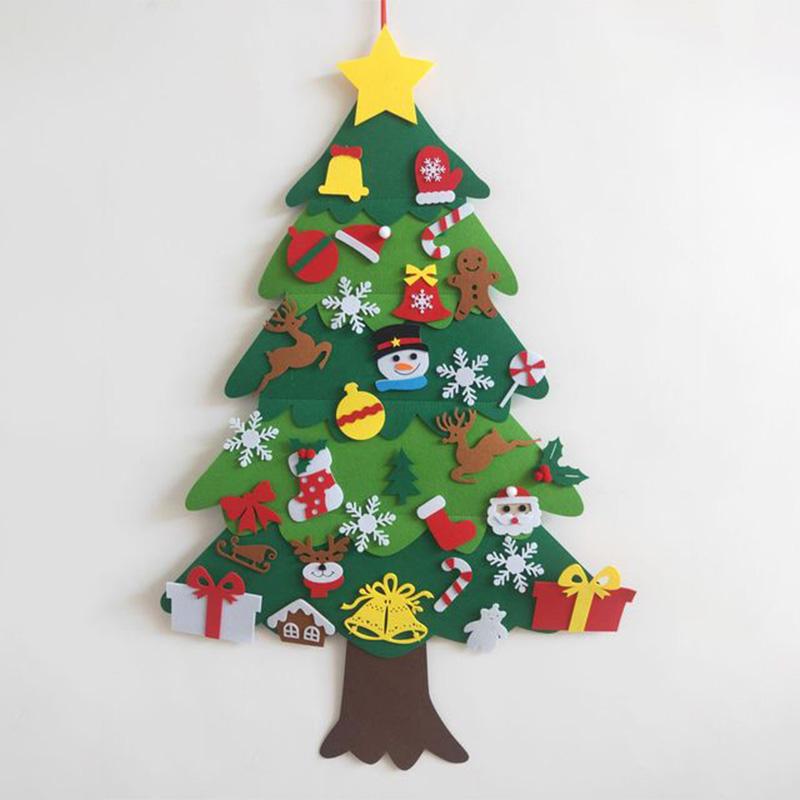 Arbre de Noël en Feutre Bricolage (Meilleur Cadeau pour Les Enfants)