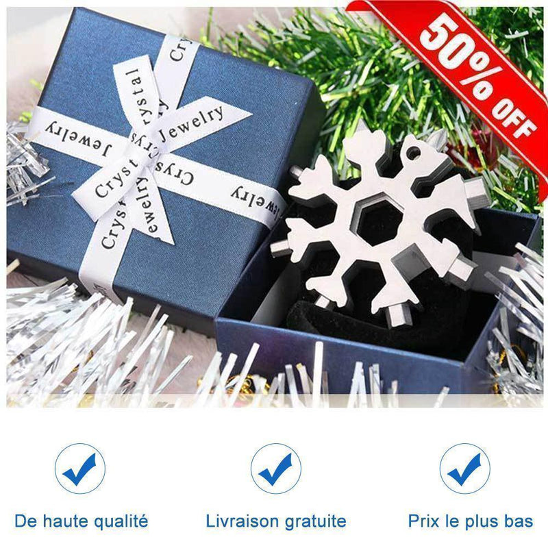 18-in-1 Flocon de Neige Multi-outil Coffret Cadeau